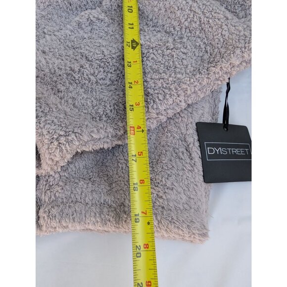 DYI Women's Tranquil 1/2 Zip Fuzzy Fleece Sweater Steel Grey Size Small - Picture 4 of 7